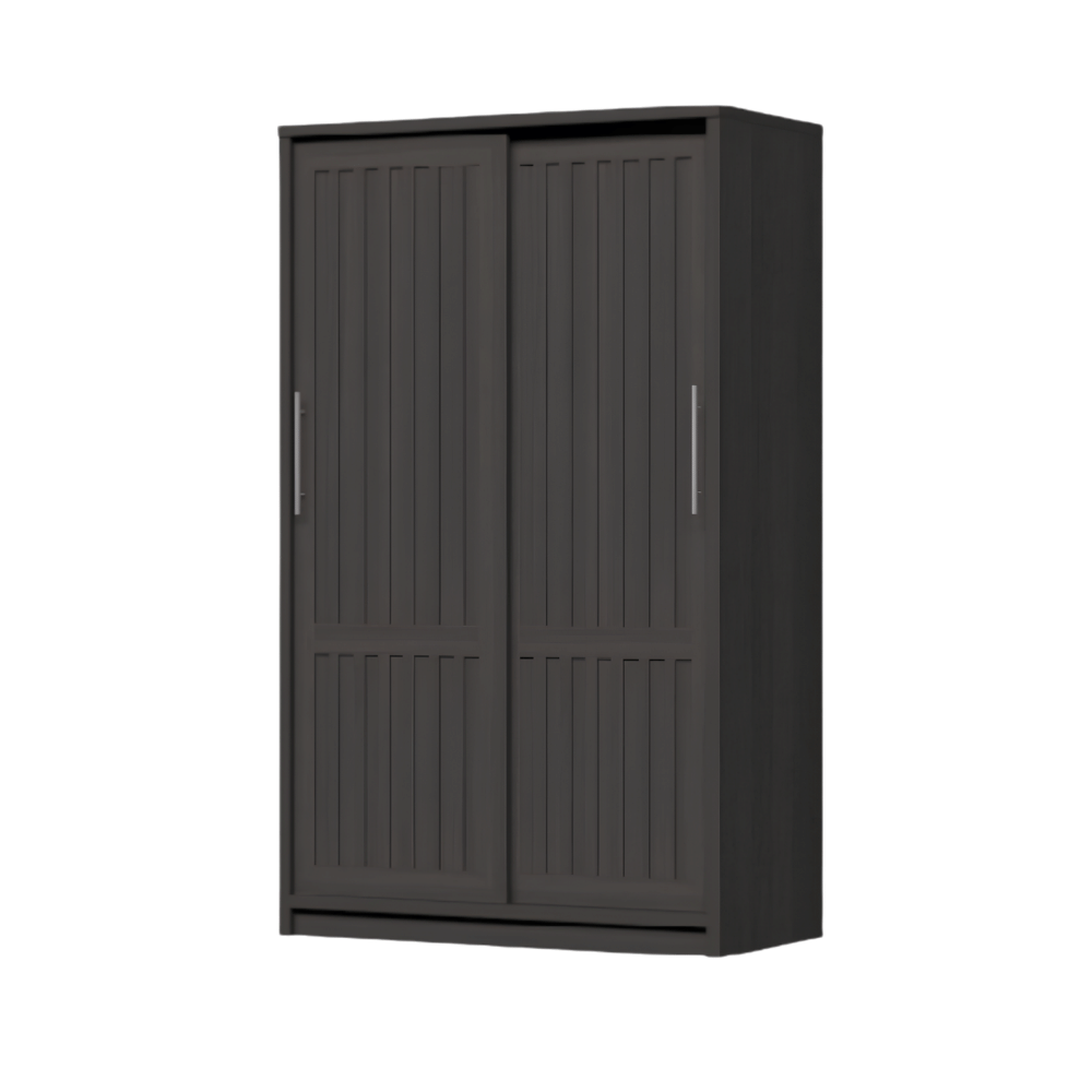 ตู้เสื้อผ้าบานเลื่อน WISDOM DESIGN FURNITURE รุ่น W12SLT 120 ซม. สีโอ๊ค